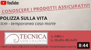 Tecnica Assicurazioni - Prodotto assicurativo TMC